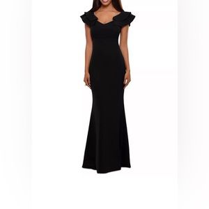 Betsy & Adam Black Petite Dress 8P